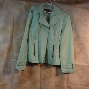 Northern Reflections Faux Leather Bomber Style Jacket SZ XL